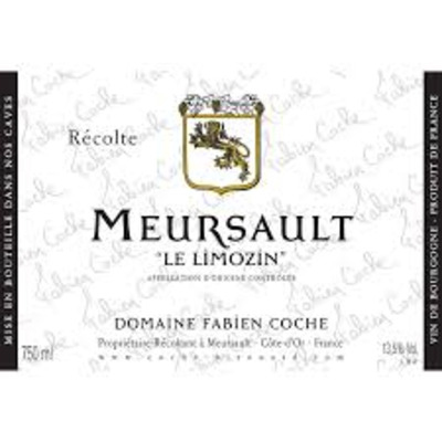 Fabien Coche Meursault Le Limozin 2022 (12x75cl)