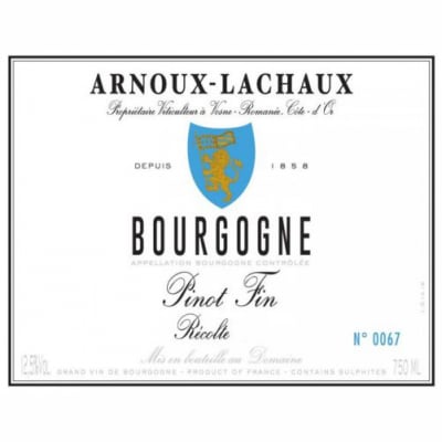 Arnoux-Lachaux Bourgogne Pinot Fin 2018 (6x75cl)