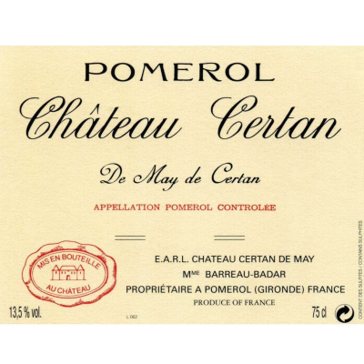 Certan de May 2019 (1x75cl)