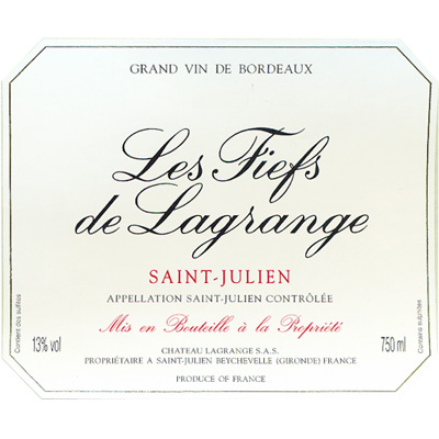 Les Fiefs de Lagrange 2015 (12x75cl)