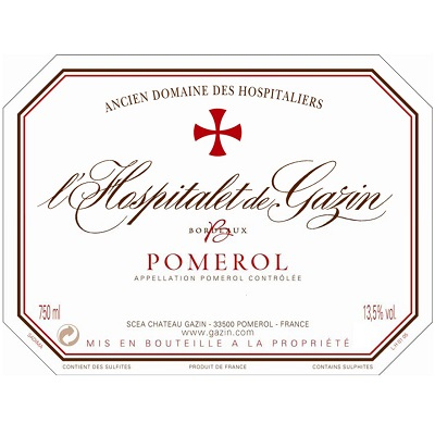 L'Hospitalet de Gazin 2011 (12x75cl)