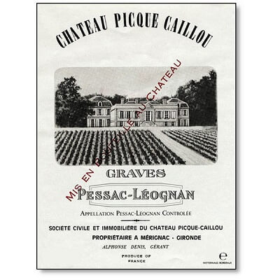 Picque Caillou 2012 (6x150cl)
