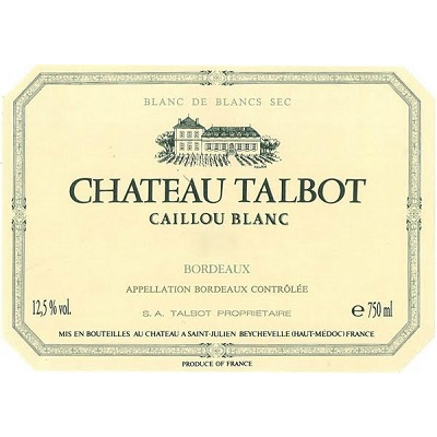 Talbot Caillou Blanc 2022 (12x75cl)