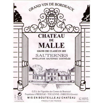 Chateau de Malle 2007 (12x75cl)