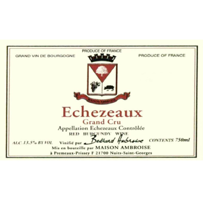 Bertrand Ambroise Echezeaux Grand Cru 2011 (6x75cl)