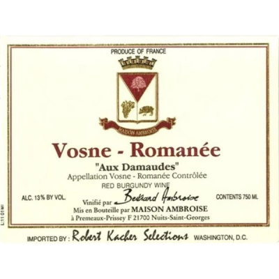 Bertrand Ambroise Vosne-Romanee Aux Damaudes 2019 (6x75cl)