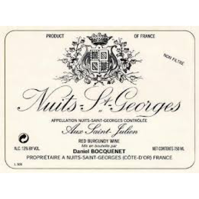 Bocquenet Nuits Saint Georges Saint Juliens 2015 (12x75cl)