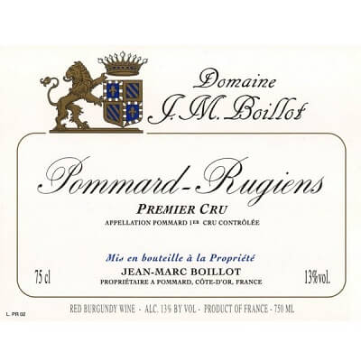 Jean-Marc Boillot Pommard-Rugiens 1er Cru 2022 (6x75cl)