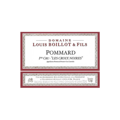 Louis Boillot Pommard 1er Cru Les Croix Noires 2022 (6x75cl)