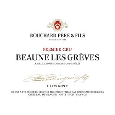 Bouchard Pere et Fils Beaune 1er Cru Les Greves Rouge 2019 (6x75cl)