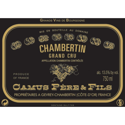 Camus Pere et Fils Chambertin Grand Cru 2018 (12x75cl)