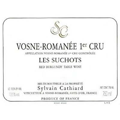 Sylvain Cathiard Vosne-Romanee 1er Cru Les Suchots 2018 (6x75cl)