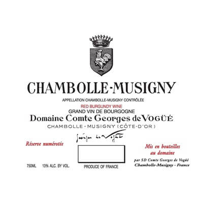 Comte Georges de Vogue Chambolle-Musigny 2022 (1x150cl)