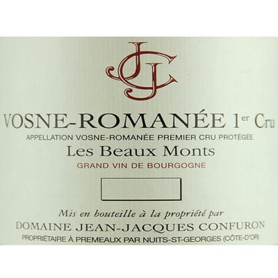 Jean Jacques Confuron Vosne-Romanee 1er Cru Les Beaux Monts 2009 (6x75cl)