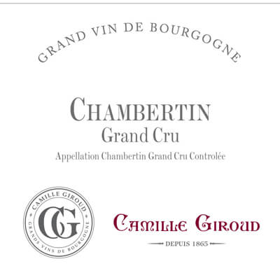 Camille Giroud Chambertin Grand Cru 2021 (6x75cl)
