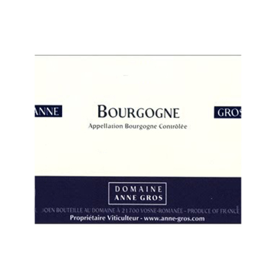 Anne Gros Bourgogne Rouge 2017 (6x75cl)