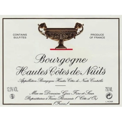 Gros Frere et Soeur Hautes Cotes De Nuits Rouge 2019 (6x75cl)