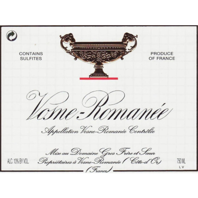 Gros Frere et Soeur Vosne-Romanee 2021 (6x75cl)