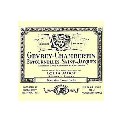 Louis Jadot Gevrey-Chambertin 1er Cru Estournelles Saint-Jacques 2019 (6x75cl)