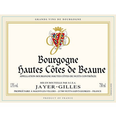 Hoffmann-Jayer Hautes Cotes de Beaune Rouge 2017 (6x150cl)