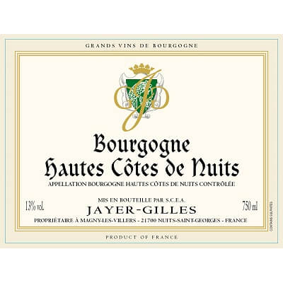 Hoffmann-Jayer Hautes Cotes de Nuits 2017 (6x150cl)