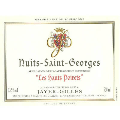 Hoffmann-Jayer Nuits-Saint-Georges 1er Cru Les Hauts Poirets 2017 (6x150cl)