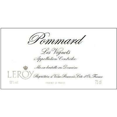 Leroy Pommard Les Vignots 2014 (1x75cl)