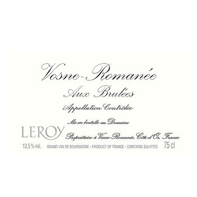 Leroy Vosne-Romanee 1er Cru Aux Brulees 2006 (1x75cl)