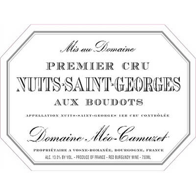 Meo-Camuzet Nuits-Saint-Georges 1er Cru Aux Boudots 2019 (6x75cl)
