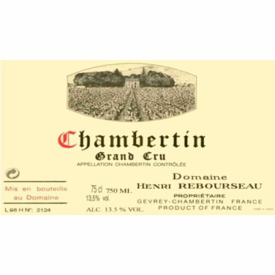 Henri Rebourseau Chambertin Grand Cru 1999 (12x75cl)