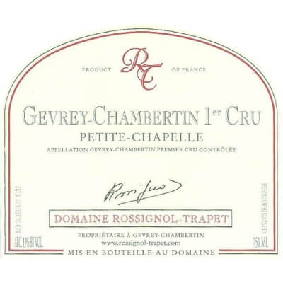 Rossignol-Trapet Gevrey-Chambertin 1er Cru Petite Chapelle 2010 (1x75cl)