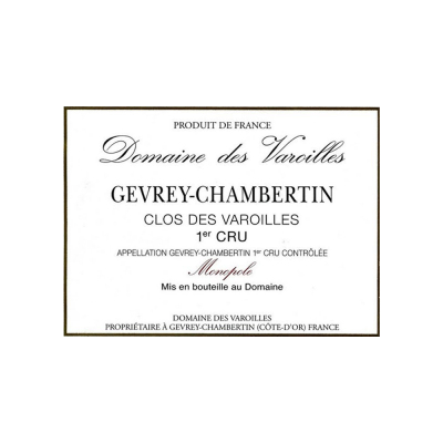 Varoilles Gevrey-Chambertin 1er Cru Clos des Varoilles 2016 (6x75cl)