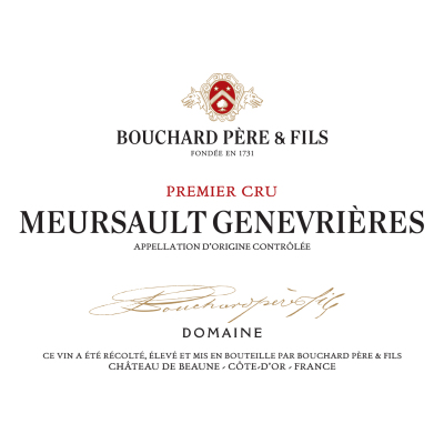 Bouchard Pere & Fils Meursault 1er Cru Les Genevrieres  2018 (6x75cl)