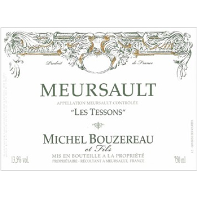 Michel Bouzereau Meursault Les Tessons 2017 (6x75cl)