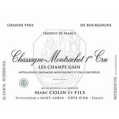 Marc Colin & Fils Chassagne-Montrachet 1er Cru Les Champs Gains 2022 (1x75cl)