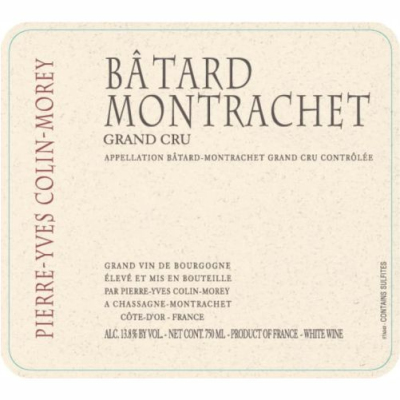 Pierre-Yves Colin-Morey Batard-Montrachet Grand Cru 2017 (1x75cl)
