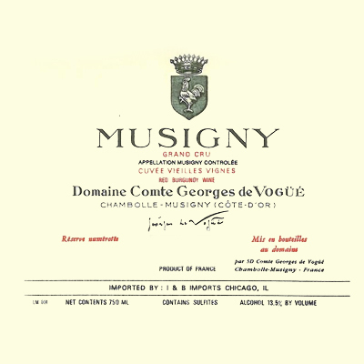 Comte Georges de Vogue Musigny Grand Cru Blanc 2019 (6x75cl)