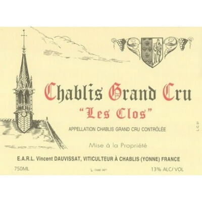 Vincent Dauvissat Chablis Grand Cru Les Clos 2011 (1x75cl)