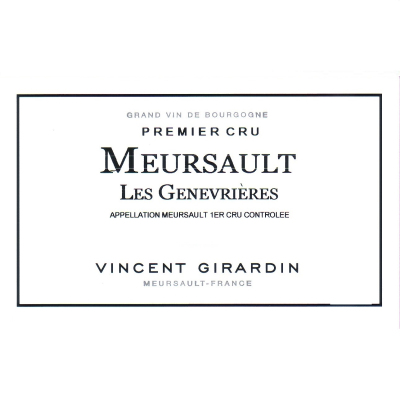 Vincent Girardin Meursault 1er Cru Les Genevrieres 2019 (6x75cl)