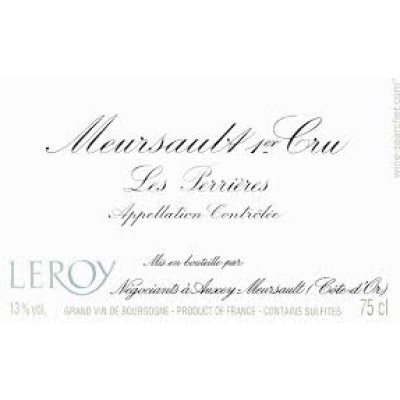 Maison Leroy Meursault 1er Cru Les Perrieres 2013 (6x75cl)