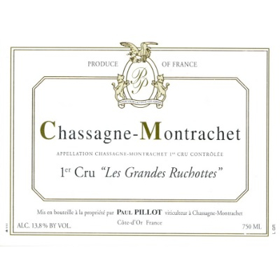 Paul Pillot Chassagne-Montrachet 1er Cru Les Grandes Ruchottes 2010 (12x75cl)