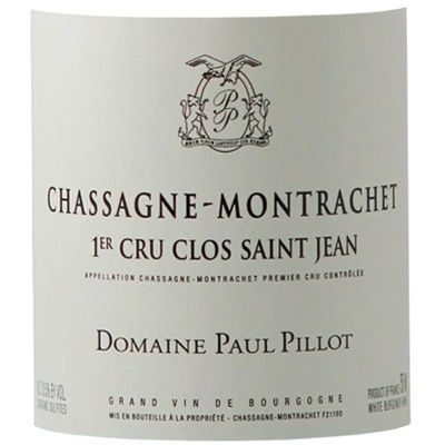 Paul Pillot Chassagne-Montrachet 1er Cru Clos Saint Jean Blanc 2015 (6x75cl)