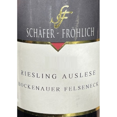 Schafer Frohlich Bockenauer Felseneck Riesling Auslese 2016 (1x37.5cl)