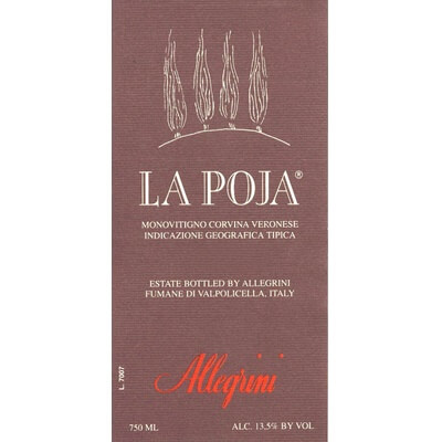 Allegrini La Poja 2017 (1x150cl)