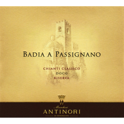 Antinori Badia A Passignano Chianti Classico Riserva 2018 (6x75cl)