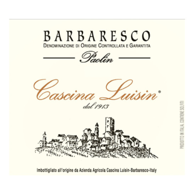 Cascina Luisin Barbaresco Sori Paolin 2017 (6x75cl)