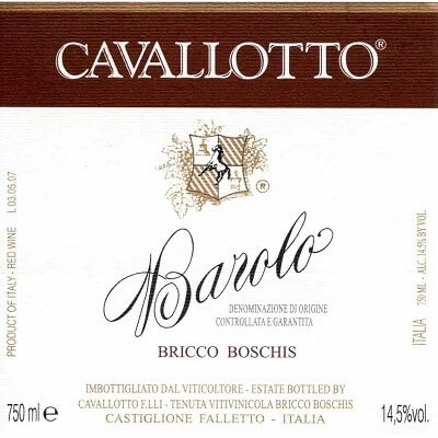 Cavallotto Barolo Bricco Boschis 1971 (1x75cl)