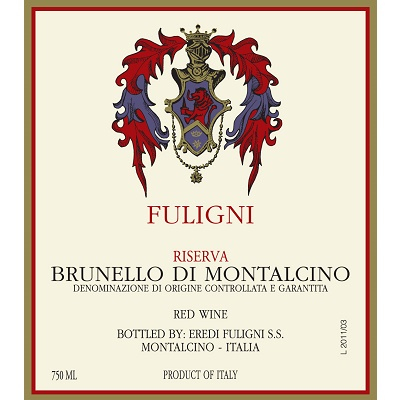 Fuligni Brunello di Montalcino Riserva 1999 (6x75cl)