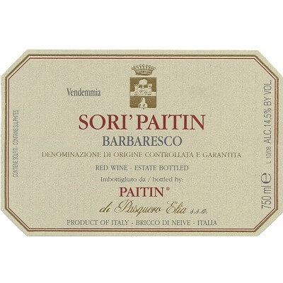 Paitin Barbaresco Sori Paitin 2014 (6x75cl)