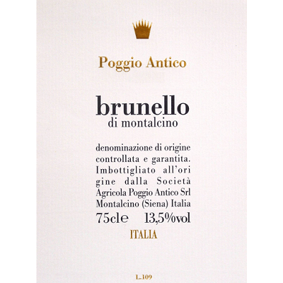 Poggio Antico Brunello di Montalcino 2018 (6x75cl)
